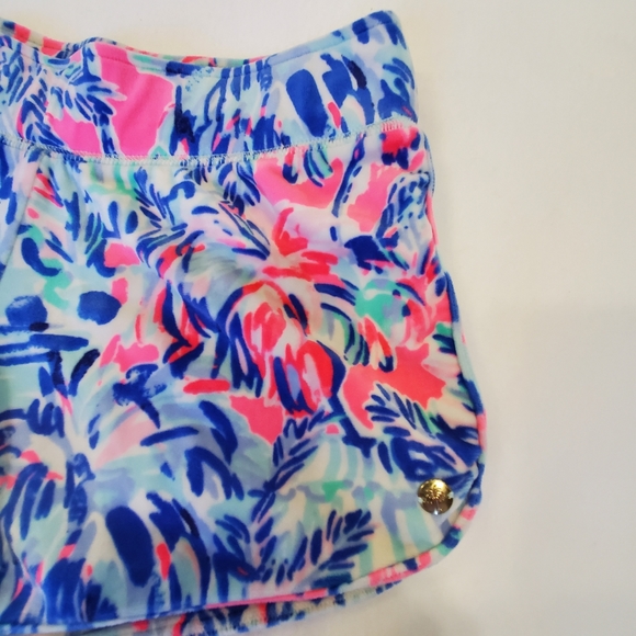 RARE Lilly Pulitzer Robyn Shorts Womens XSmall Cabana Cocktail Velour Lounge‎ XS - Picture 6 of 15